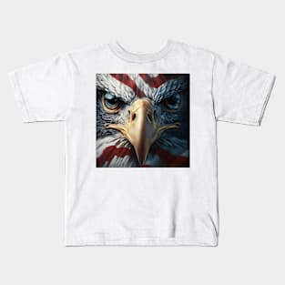 Bald Eagle USA Kids T-Shirt